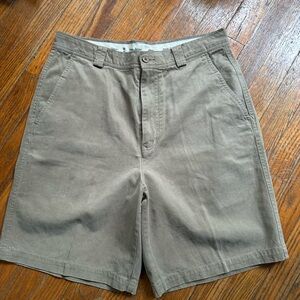 Tommy Bahama Tan Flat Front Shorts